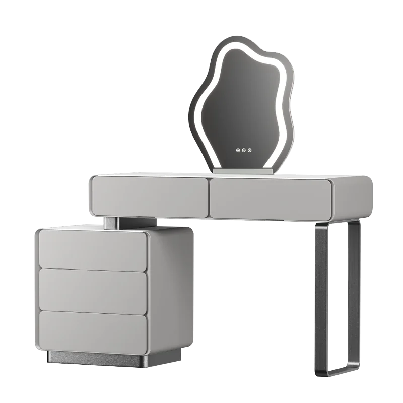 ！@Wholesale European USA Bedroom Furniture Set Dresser Make up Vanity LED Makeup Dressing Table With Lighted Mirror
