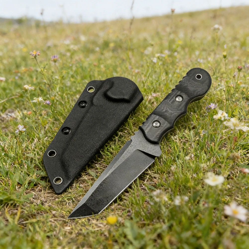 High Hardness Fixed Blade Knife 8Cr13Mov Blade G10 Handle New Style Camping Knife Popular Multi-tool
