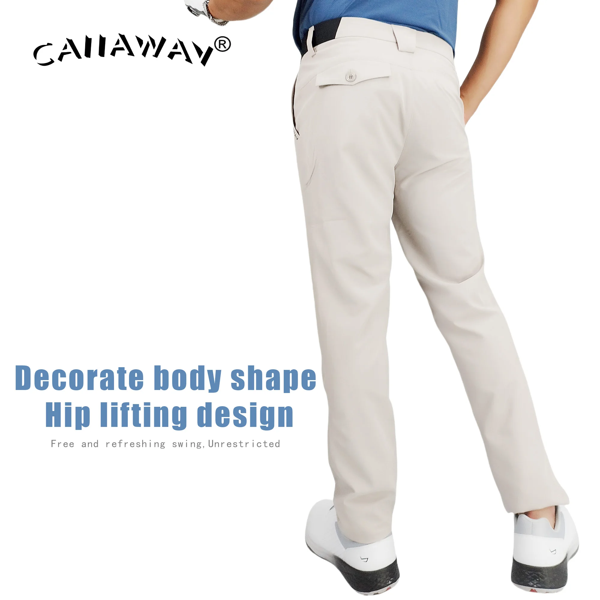 CAIIAWAV Golf Pants Men's Breathable Sports Ball Pants Thin Casual Pants Men's Clothing Men's Pants