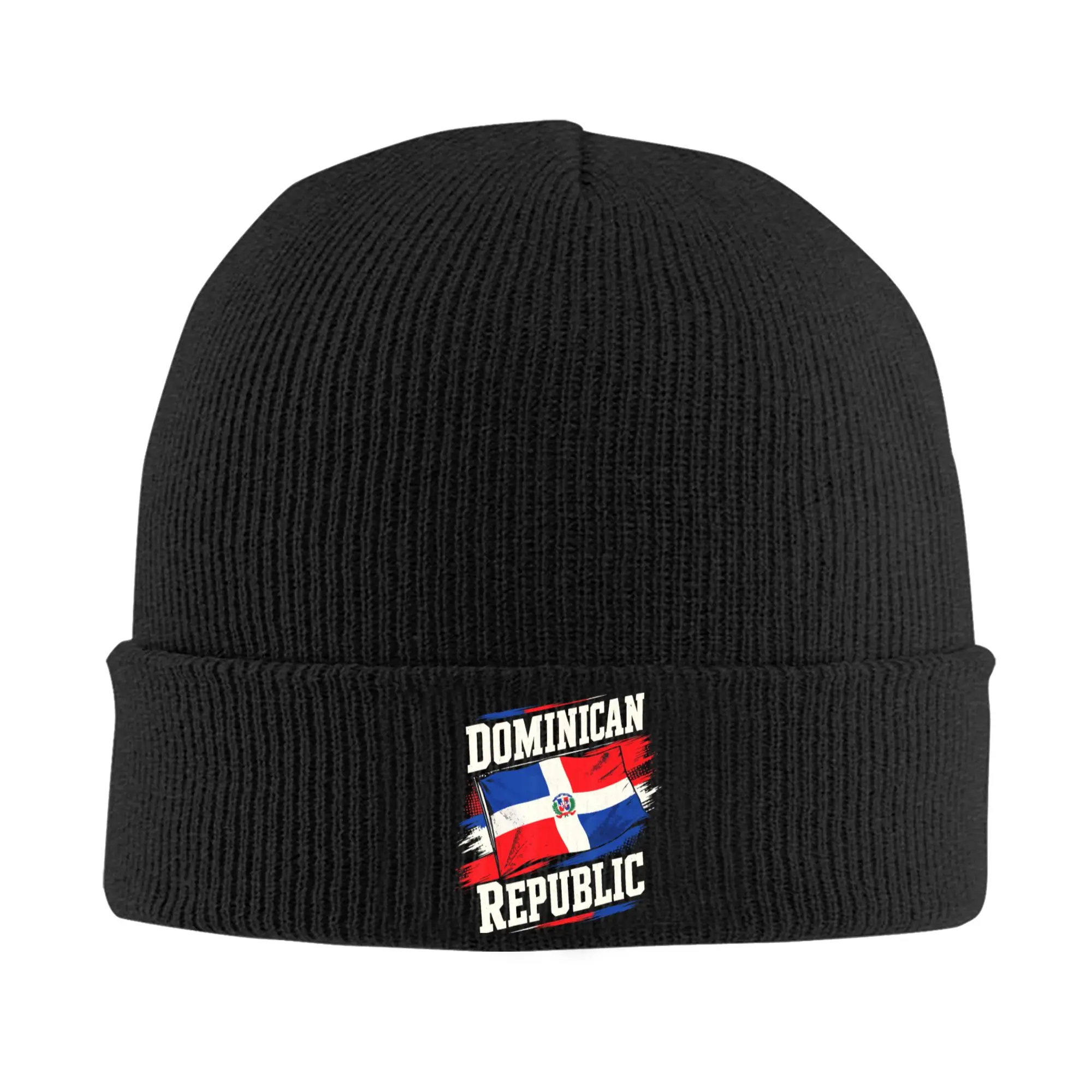 Dominican Republic Beanie Hats  Bonnet Hats Female Male Hip Hop Gym Skullies Beanies Spring Pattern Head Wrap Caps