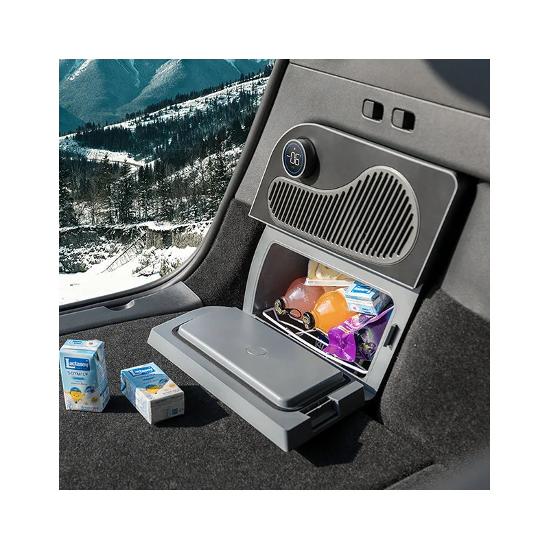 

Wholesale New Design 16L Car Refrigerator Outdoor Camping Ice Maker for Tes la Model Y Compressor Type Freezer
