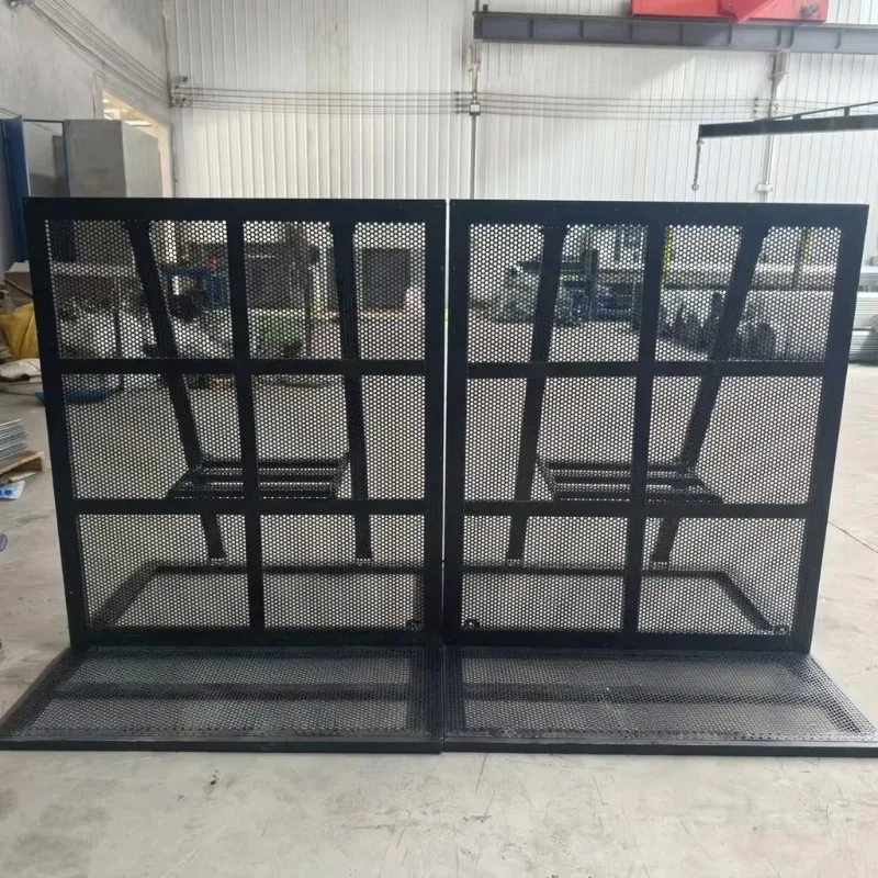 【Direct Factory Sale】 Movable Explosion Proof Iron Horse Barrier Hot Dip Galvanized Heavy Duty Anti Crash Fence For Festival Sta