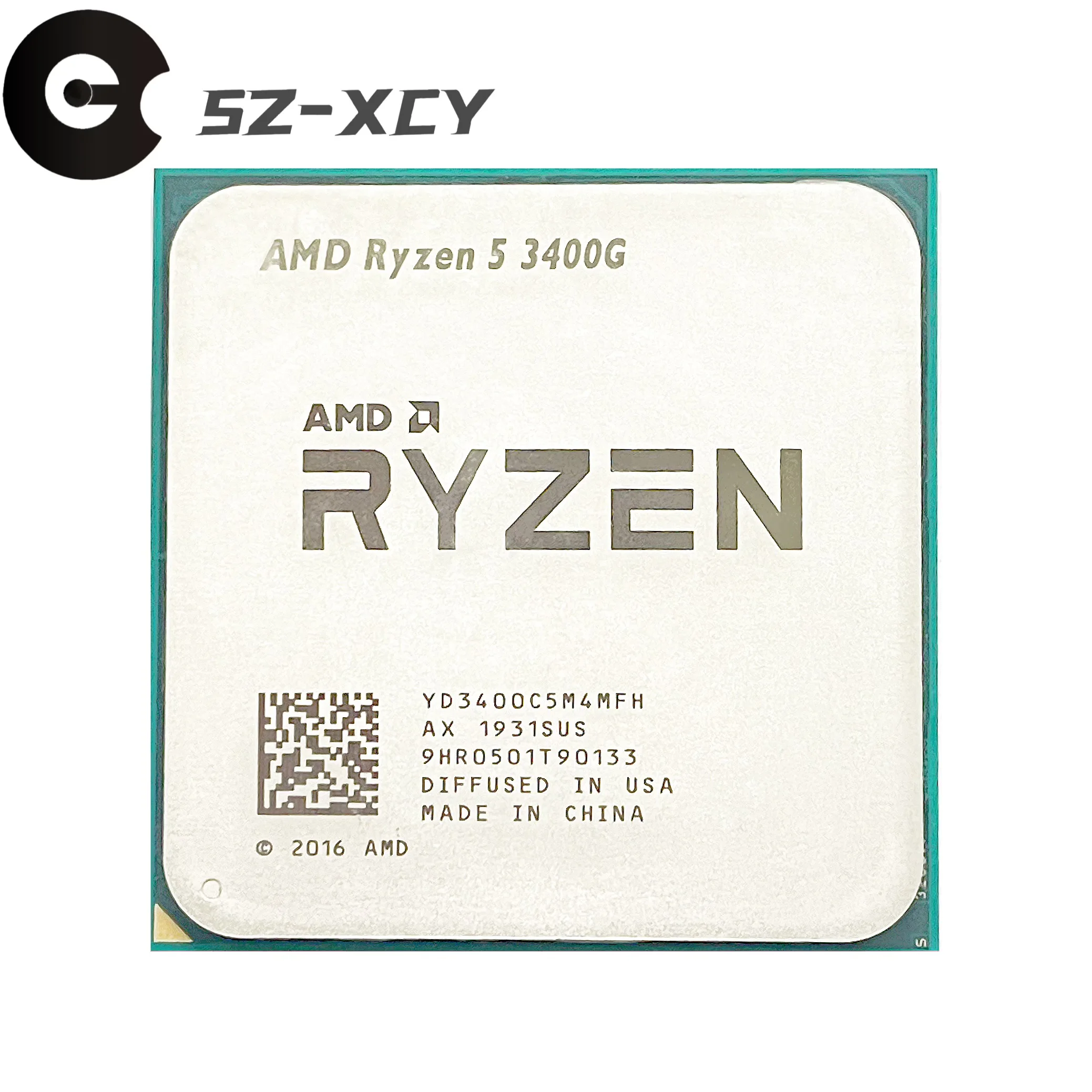 AMD Ryzen 5 3400G R5 3400G 3.7 GHz Quad-Core Eight-Thread 65W CPU Processor L3=4M YD3400C5M4MFH Socket AM4