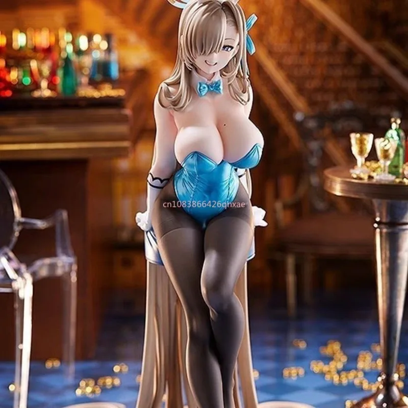 In Stock New Blue File Ichinose Asuna Bunny Girl Sexy Beauty Figure Toy Gift Collection