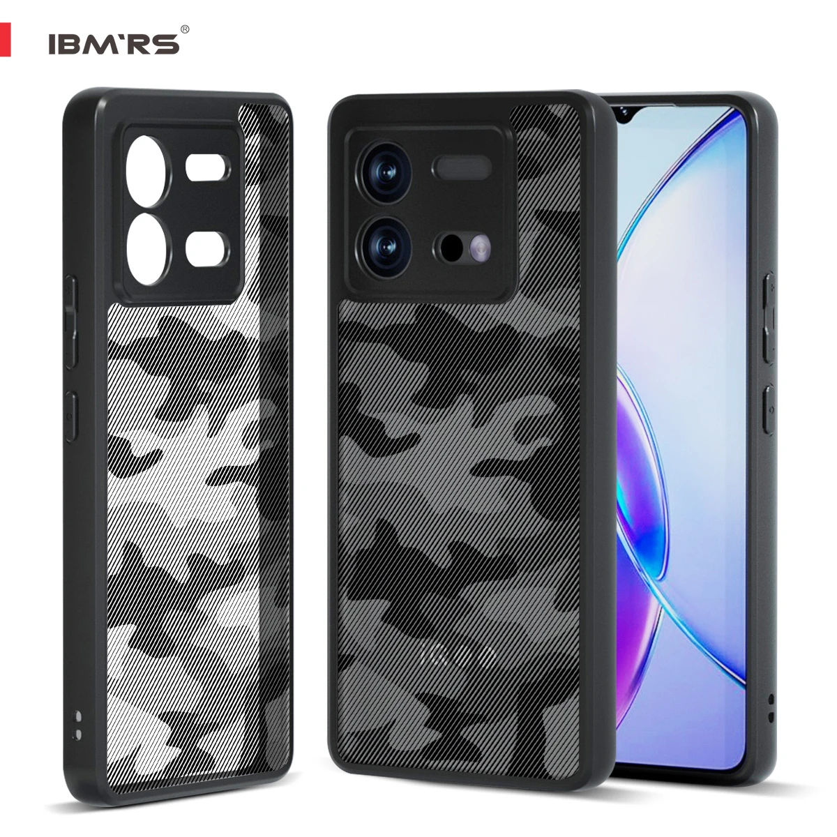 

for iQOO Neo8 Pro Phone Case Matte [Shockproof][Military Grade], Slim Anti-Scratch Cover with Raised Edges, Soft TPU Protective