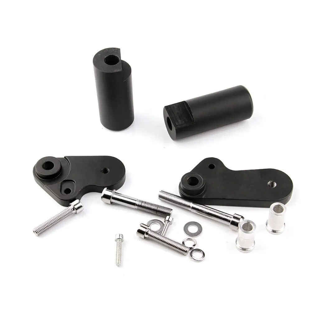 Voor 2009-2015 Yamaha YZF R1 YZF-R1 yzfr1 2010 2011 12 13 2014 motorfiets geen Cut Frame Slider Crash Protector Zwart/Carbon