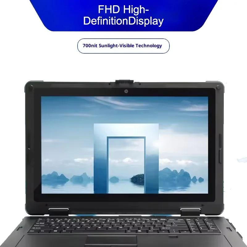 New 14-inch rugged laptop quad-core IPS panel English keyboard