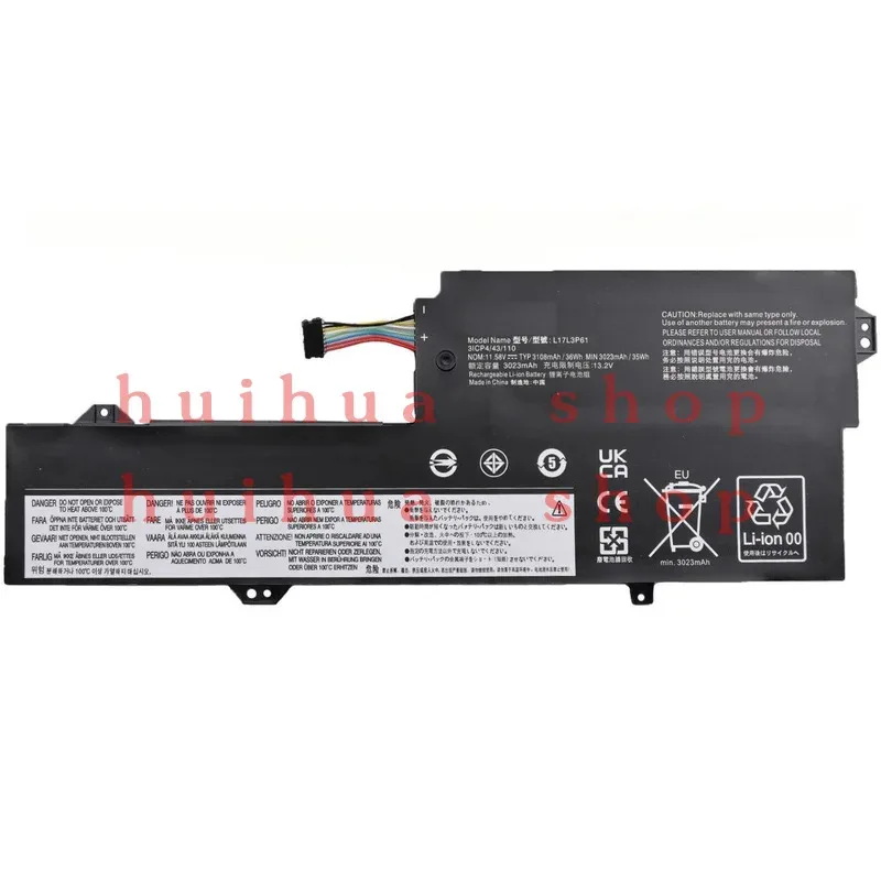 L17L3P61 Battery For Lenovo Flex 6-11IGM Yoga 720-12IKB 7000-13 IdeaPad 320S-13I JM