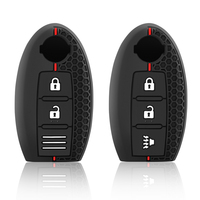 Silicone Key Case Cover For Nissan Patrol Altima Sentra Murano X-Trail Qashqai J11 J10 Tiida Fuga Navara Kicks Micra Note Leaf