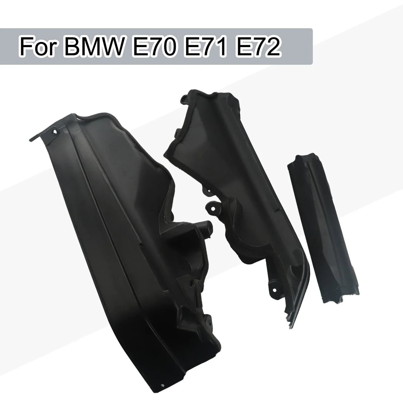 

Black Plastic Car Engine Upper Compartment Partition Panel for BMW E70 E71 E72 Easy Replacement Reliable Fitment
