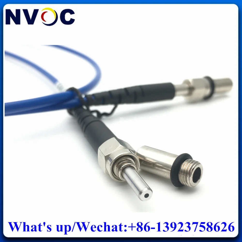 

1000um 800um Quarts/Silica Core Metal Ferrule MM Single Fibre UV Optimized SMA905 2M Fiber Optic Armored Patch Cord Jumper Cable