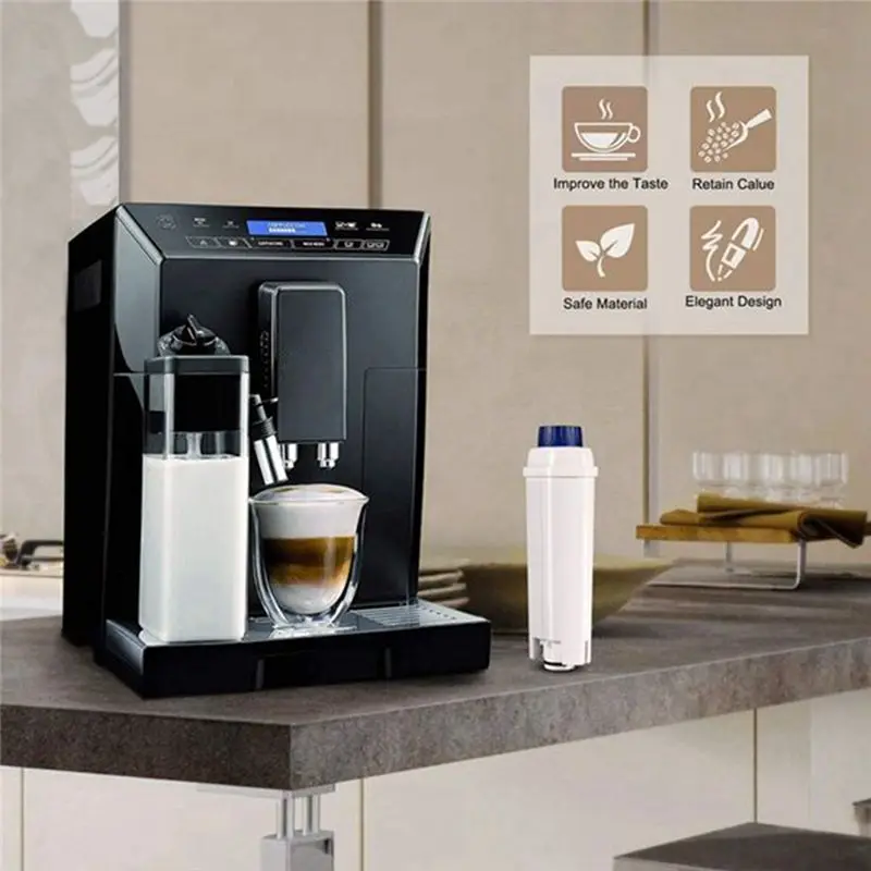 

A006 10PCS Water Filter for Delonghi Coffee Machine DLSC002 ECAM, Esam, ETAM, BCO, EC 680EC800