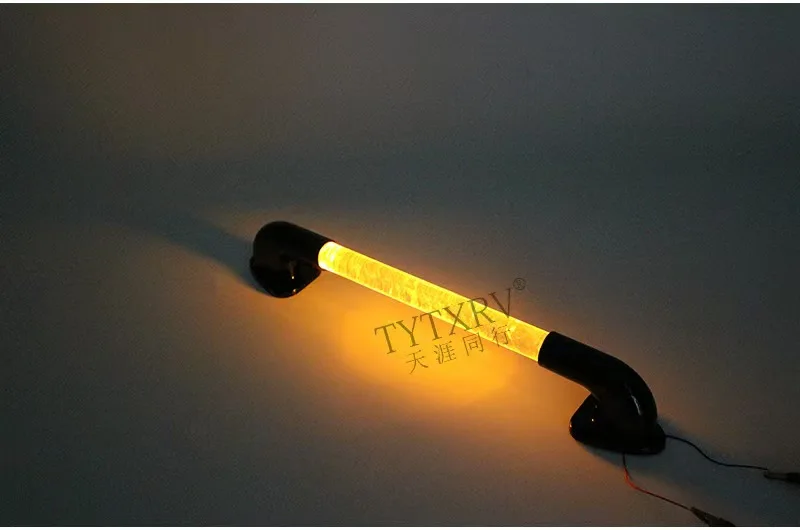 

TYTXRV High Quality RV Door Entry Grab Bar Handles with LED Light Stainless Steel Caravan Handrail