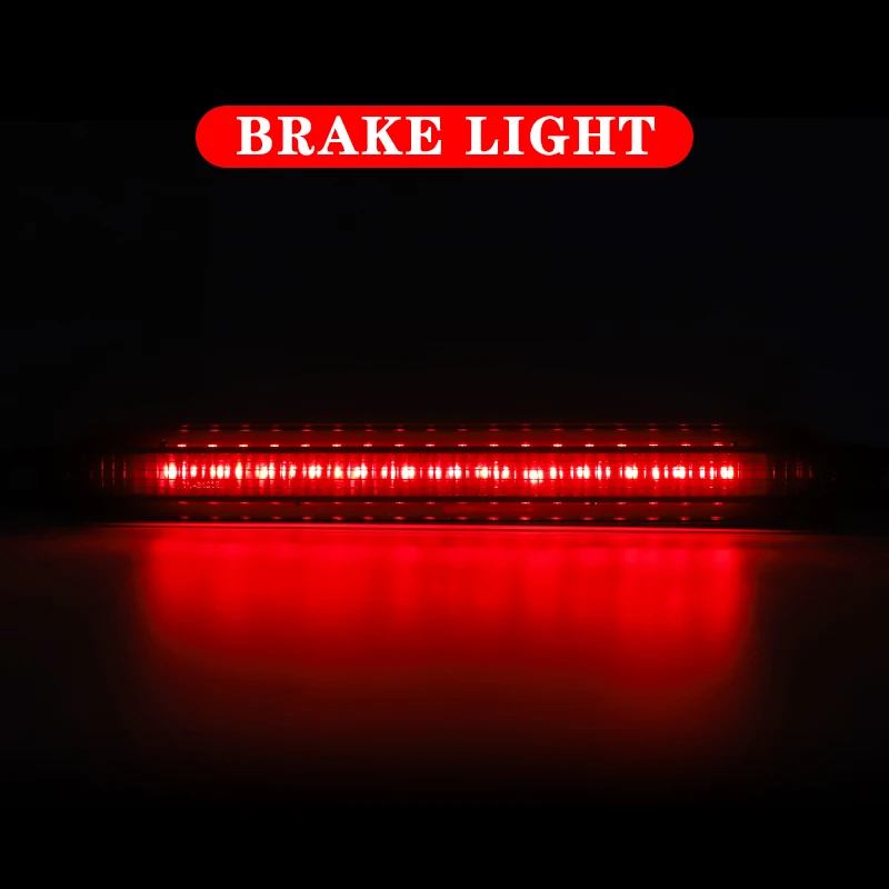 High Mount 3rd Third Brake Light Red LED Rear Stop Light for Mitsubishi Lancer EX 2008 2009 2010 2011 2012 2013 2014 2015 2016