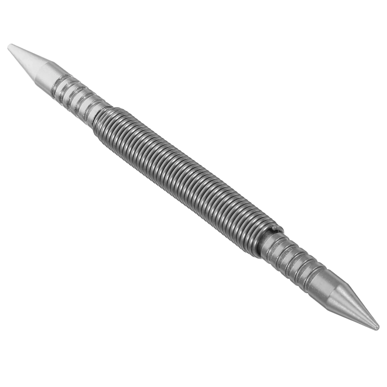 Spring Nail Punch Tool Steel Center Puncher Spring Loaded Pin Punch Carpenter Nail Setter Small Space Work Efficient Wear
