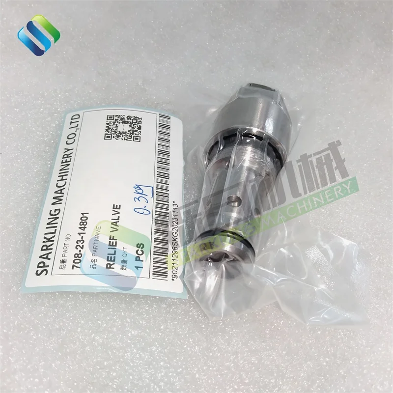 SG 708-23-14801 PC100 PC60 Construction Machinery Parts Relief Valve 708-23-14801