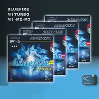 DONIC Blue Flame M1/M2/M3/M1 TURBO llama azul tenis de mesa cubierta de goma de energía interior, goma inversa, esponja para pastel
