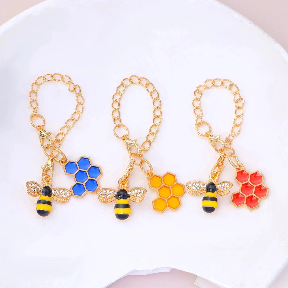 Милый-сотовый-брелок-в-виде-пчелы-брелок-со-стразами-брелок-в-виде-пчелы-сумка-подвеска-в-виде-бутылки-с-водой-автомобильный-брелок-аксессуары-подарок
