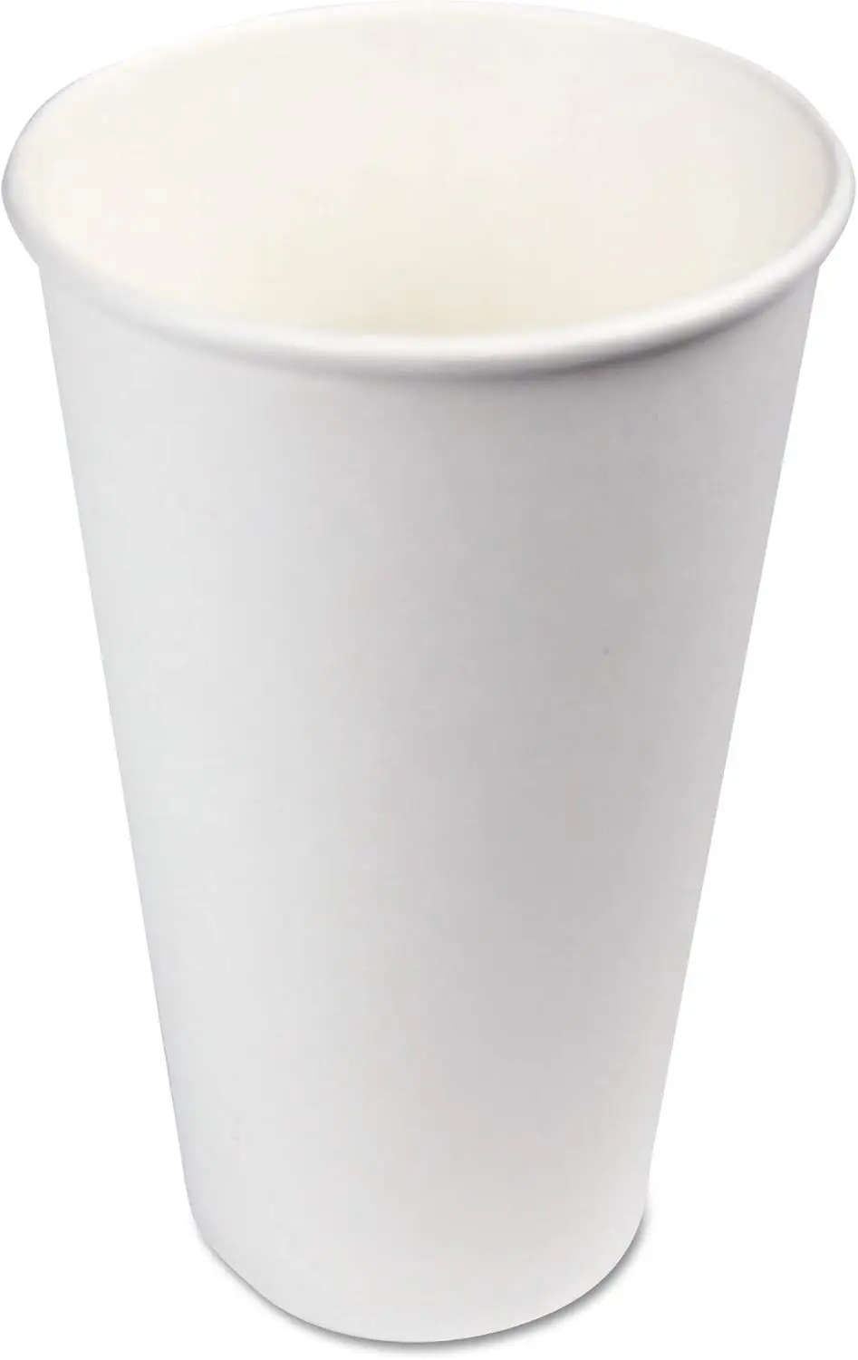 

Paper Hot Cups, 20 Oz, White, 12 Cups/sleeve, 50 Sleeves/carton