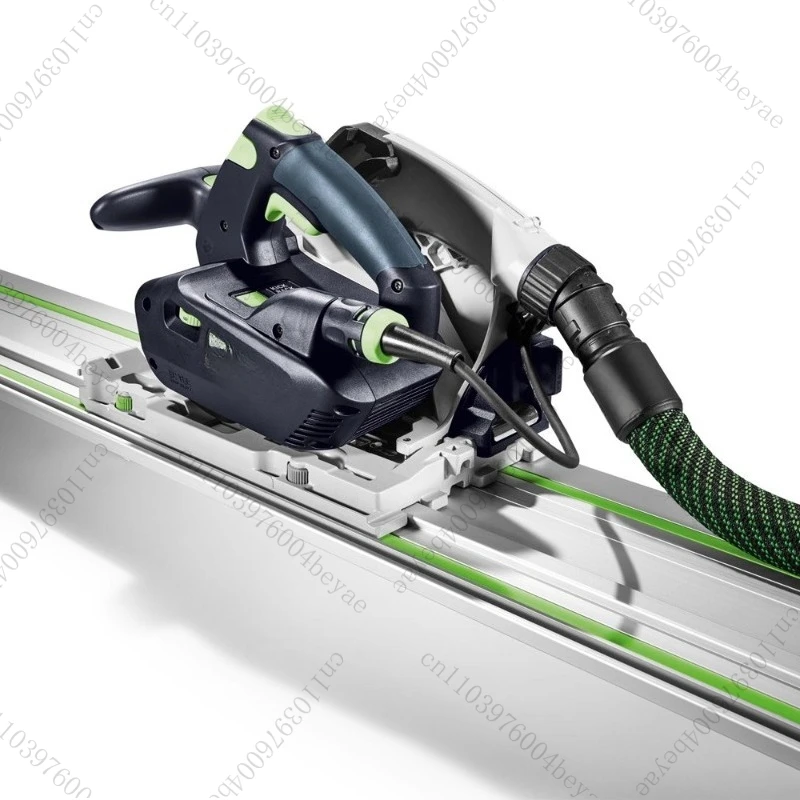 60V Brushless Track Saw Professional Woodworking Plunge Cut Circular Saw with Guide Rail for Precision Cutting