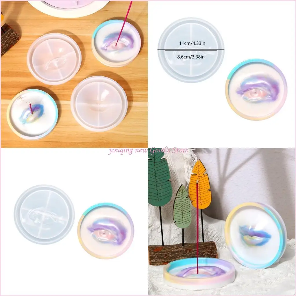 57QA Silicone Incenses Tray Making Mold Jewelry Mould Suitable For Oven And Microwave