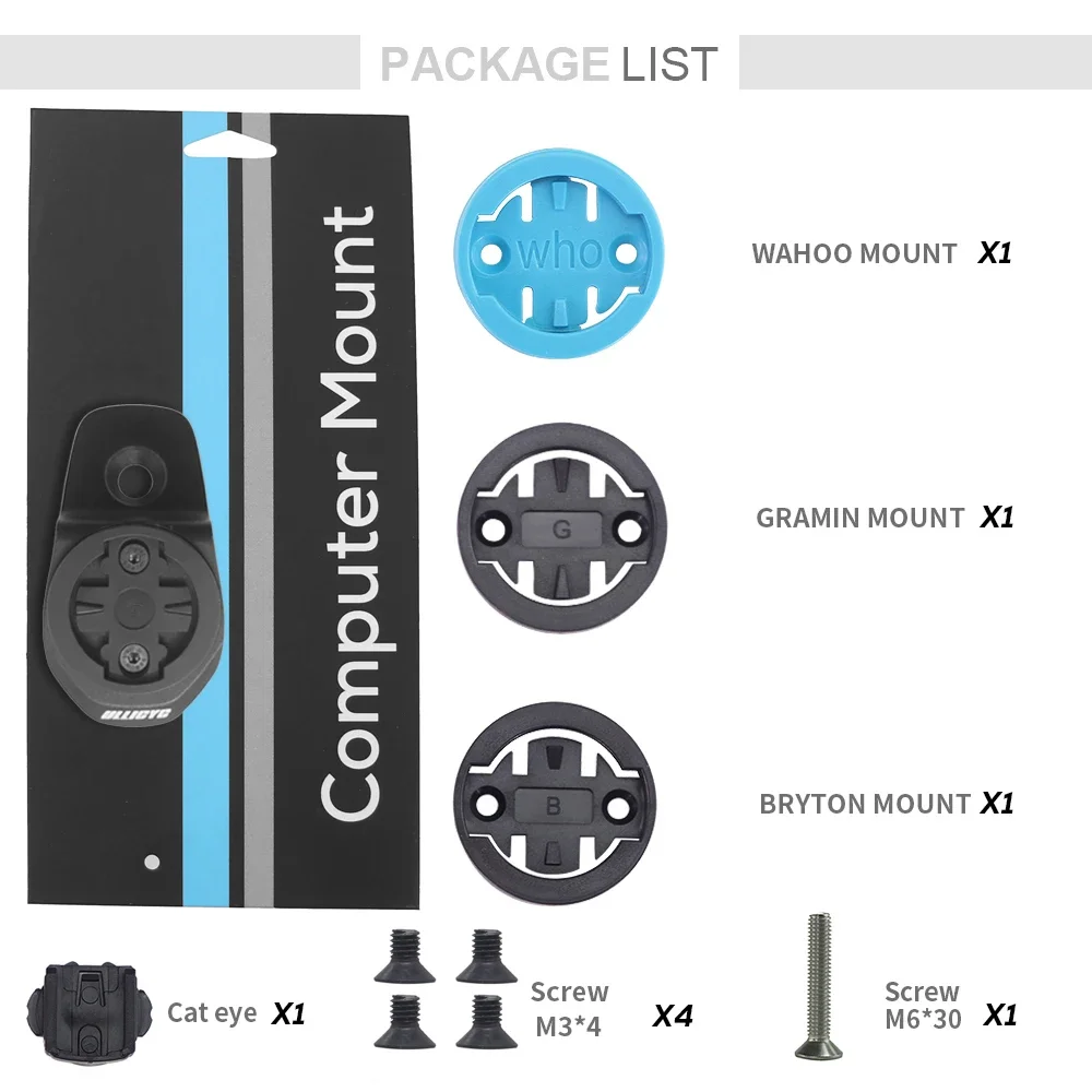 ULLICYC Top Cap Integration Computer Mount For Garmin/wahoo/bryton For Fraser Ic Sl Wc/dc/xc Handlebars Cockpit Xc Stem 1.5/2.0