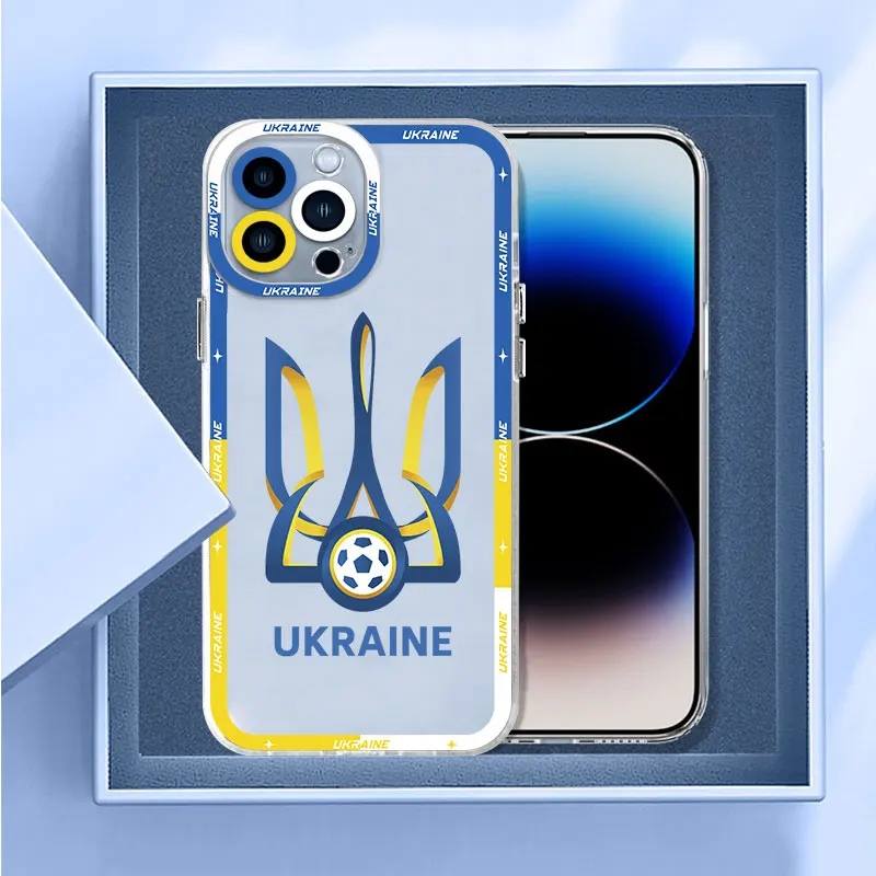 phone Soft case for iphone 11 14 13 cases 15 8 Plus XR 7 12 Pro 6S XS Max Mini X SE funda TPU Coque Ukraine Beautiful Line Love