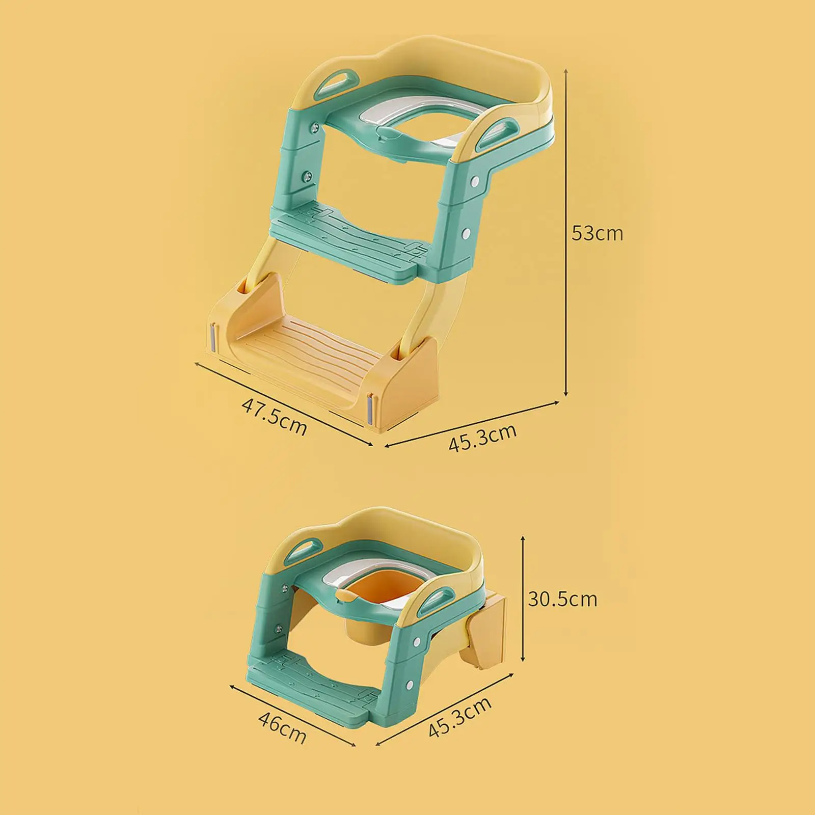 Kids Toilet Training Seat Step Stool Ladder Baby Infant Potty Toddler Child