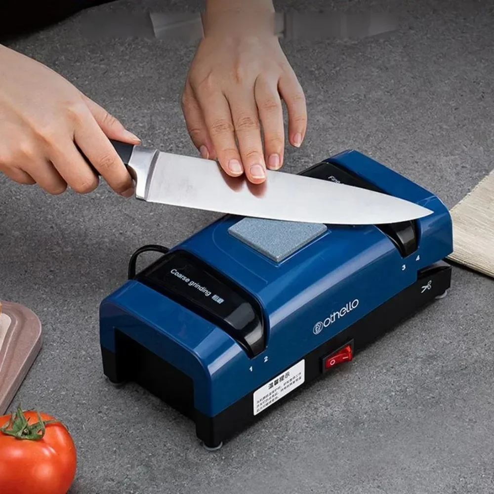 Automatic Knife Sharpener Professional Sharpening Stone Electric Grinder for Slotted Screwdriver Scissors Kitchen Gadgets Tools