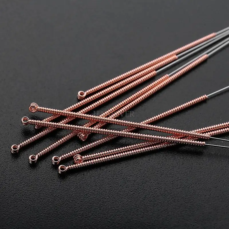 100PCS High Quality Acupuncture needle 100 hwato Copper handle disposable beauty massage needles 0.18/0.25/0.30/0.35mm