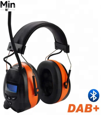 Bluetooth Compatible Hearing Protection Earmuff With DAB Plus FM Radio For Shooting Sports Outdoor Activity Noise Reduction