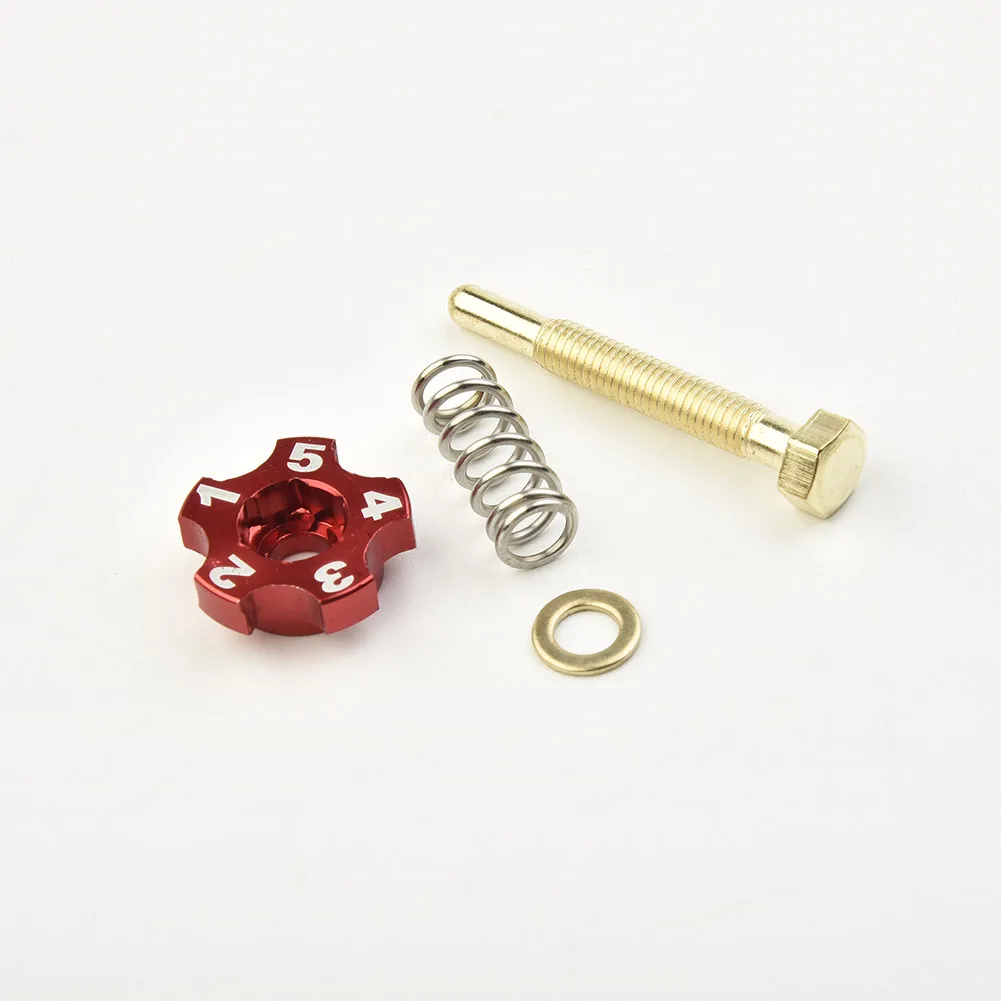 

Idle Speed Adjustment Screw Screw Accessories Adjustment Screw Idle Speed Adjuster Screw Motorcycle Carburetor O-ring Parts Red