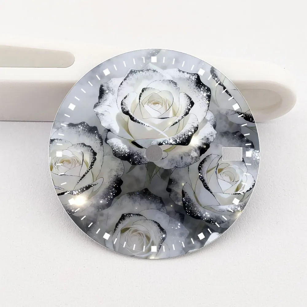

NH35 dial 28.5mm dial watch parts replacement accessories NH35 dial patterned dial suitable for NH35/NH36 movement dial