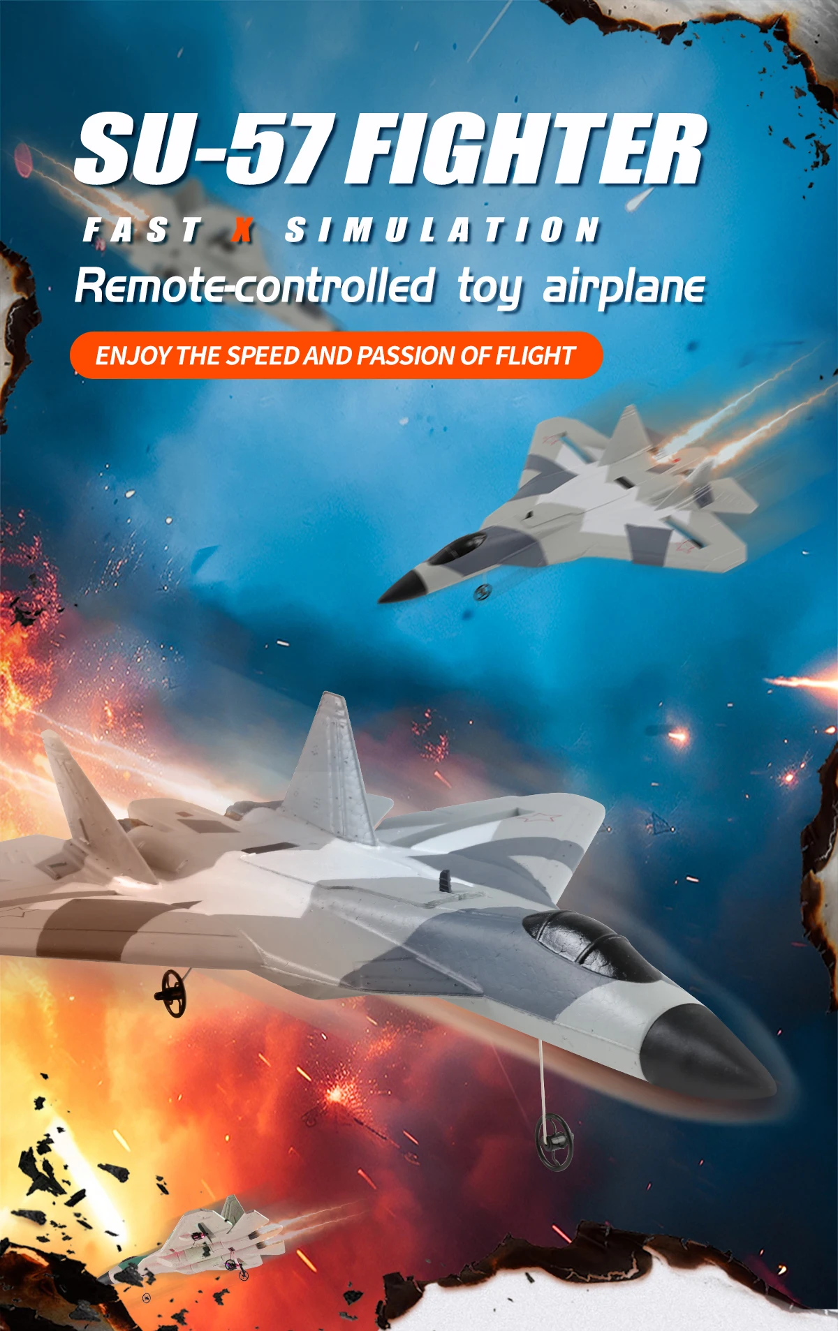 SU35 RC Flugzeug F22 K500 MAX RC Kampfjet 2,4G Ferngesteuertes Schaumstoff-Gleitflugzeug FX620 EPP Schaumstoff-Flugzeug Spielzeug für Erwachsene – Detail 21