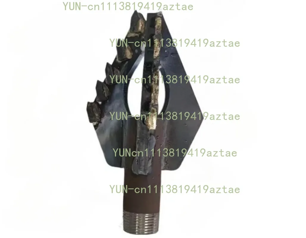 1 Inch Drill Pipe 3‑Wing Rock Drill Bit Super Hard Alloy Drilling Rig Accessories