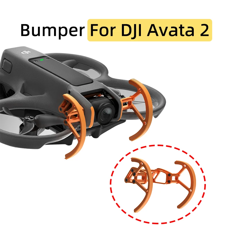 

Для DJI Avata 2 Drone Gimbal Camera Lens бампер из алюминиевого сплава для защиты от столкновений