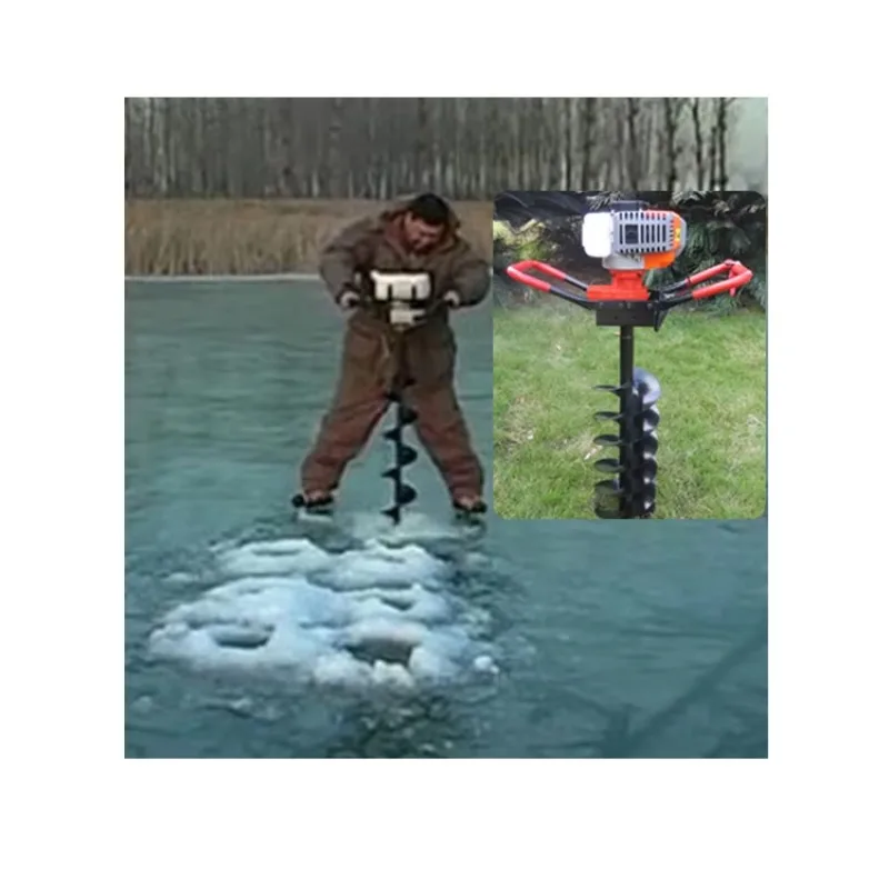 【Best-selling】 Mini New Earth Auger Drilling Machine 2-Stroke Post Hole Digger