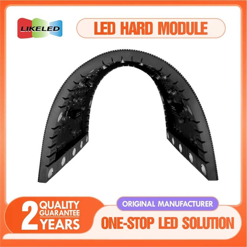 Flexible P2 LED Display with Ribbon-Shaped Cylindrical Design Double-Curved Surface for Exhibition Hall and Science Museum