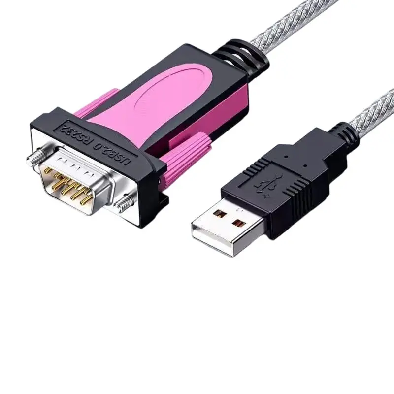 [LXYA68Z!] USB To RS232 Male DB9 Serial COM Port Adapter Chip R232 Converter Cable Works For Windows 11/10/8.1 8 7 Vista XP Win