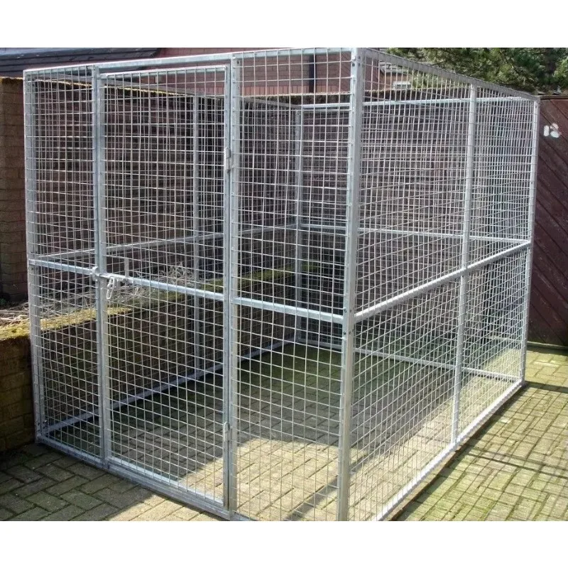 

Outdoor Hot Sale Popular Galvanized Dog Kennel Powder Coated Dog Pen