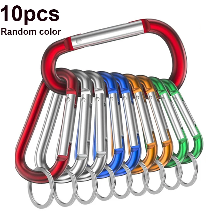 Silver Metal Blank Keyring Keychain, Long Split Keychain