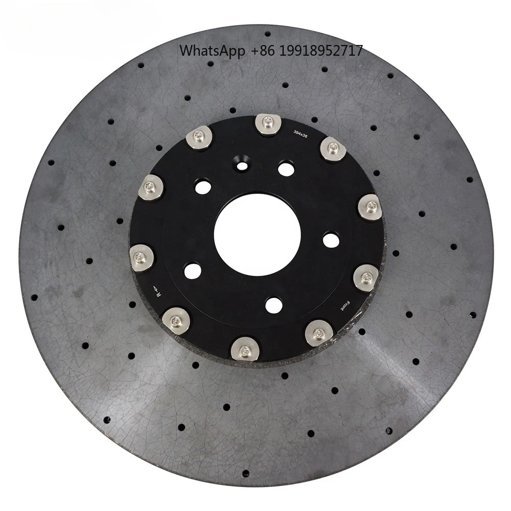 Drilled Slotted Ventilated Center Hat OEM 20981825 Front 394mm34mm Floating Brake Disc for Corvette C7 JJ1469