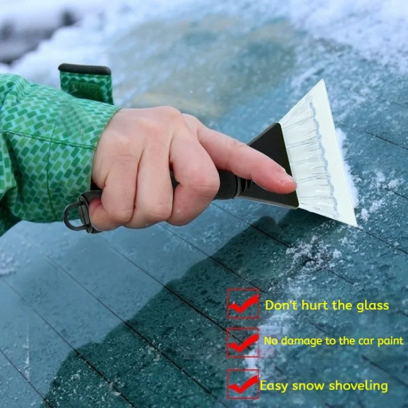 Winter Snow Scraper, Car Snow Shovel Does Not Damage Car Paint, Portable De-icing, Defrost Shovel, Car Snow Removal Tool