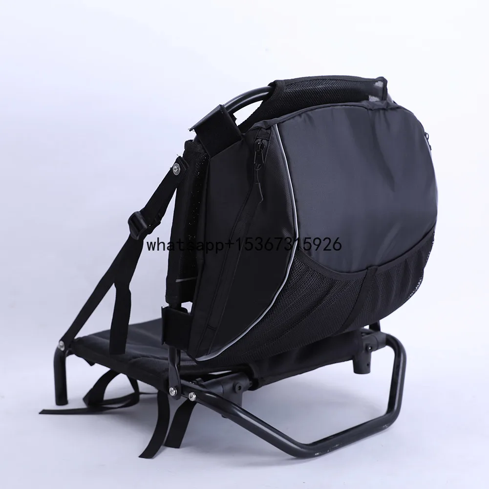 Storage Bag Chair Backpack 14*42*45cm 1pcs Reflective Stripes Stand Up Waterproof 600D Accessories Mesh Oxford Fabric For Kayaks