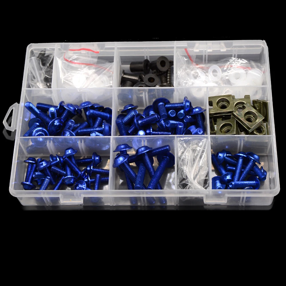 Motorcycle Fairing Bolts Screws Body Spring Bolts Kit For YAMAHA YZF 600 YZF1000R FZS 600 FZS FAZER 1000 FAZER YZF-R1 YZF-R6