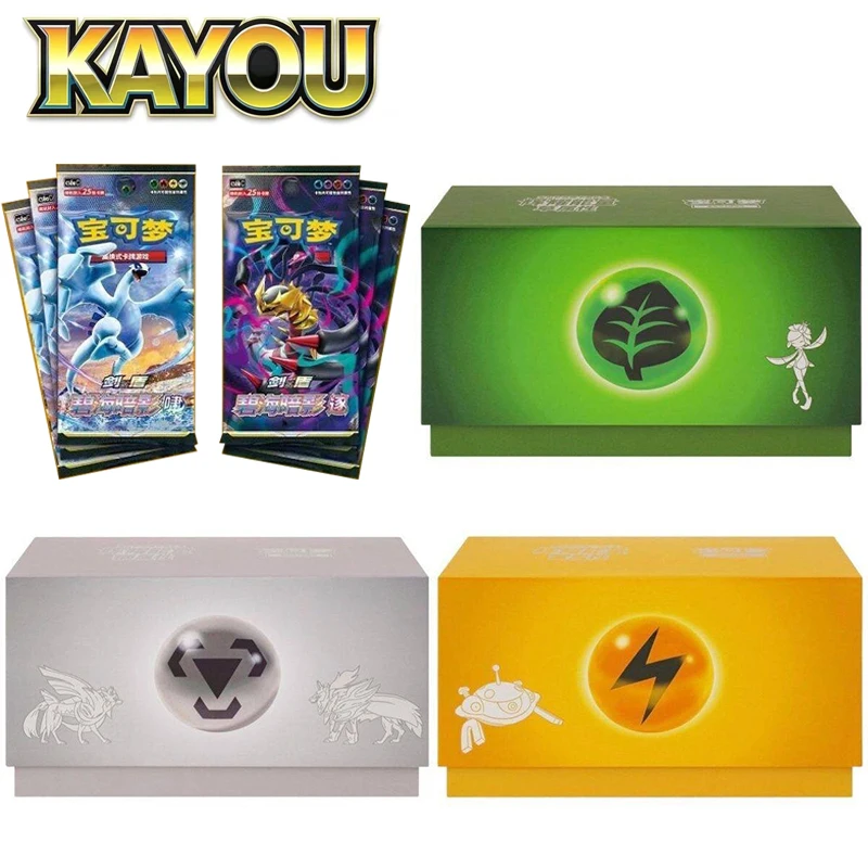 

Pokemon Ptcg Trading Card Game Glowing Energy Gift Box Third Edition Collectible Card Album Chinese Simplified For Collectors