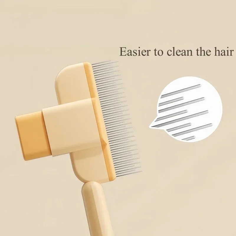 Pet Hair Remover Brush for Cats And Dogs Grooming Comb for Long Hair Dogs Hair Cleaning Bath Brush Dog Supplies image 4