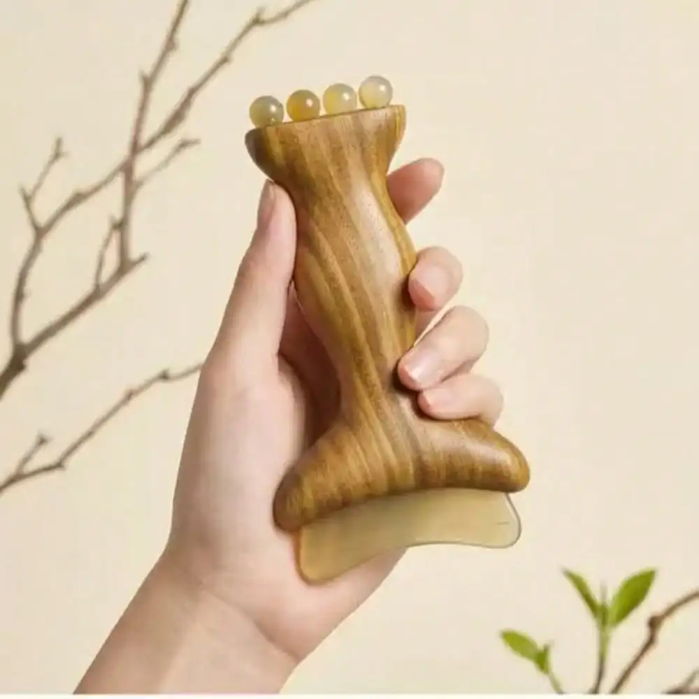 

Lymphatic Contour Face Brush, Manual Lymphatic Drainage Massager, Natural Makeup Brushes With Durable Soft Bristles, Hypoallergenic Ergonomic Facial Cleansing Brush For Sculpting