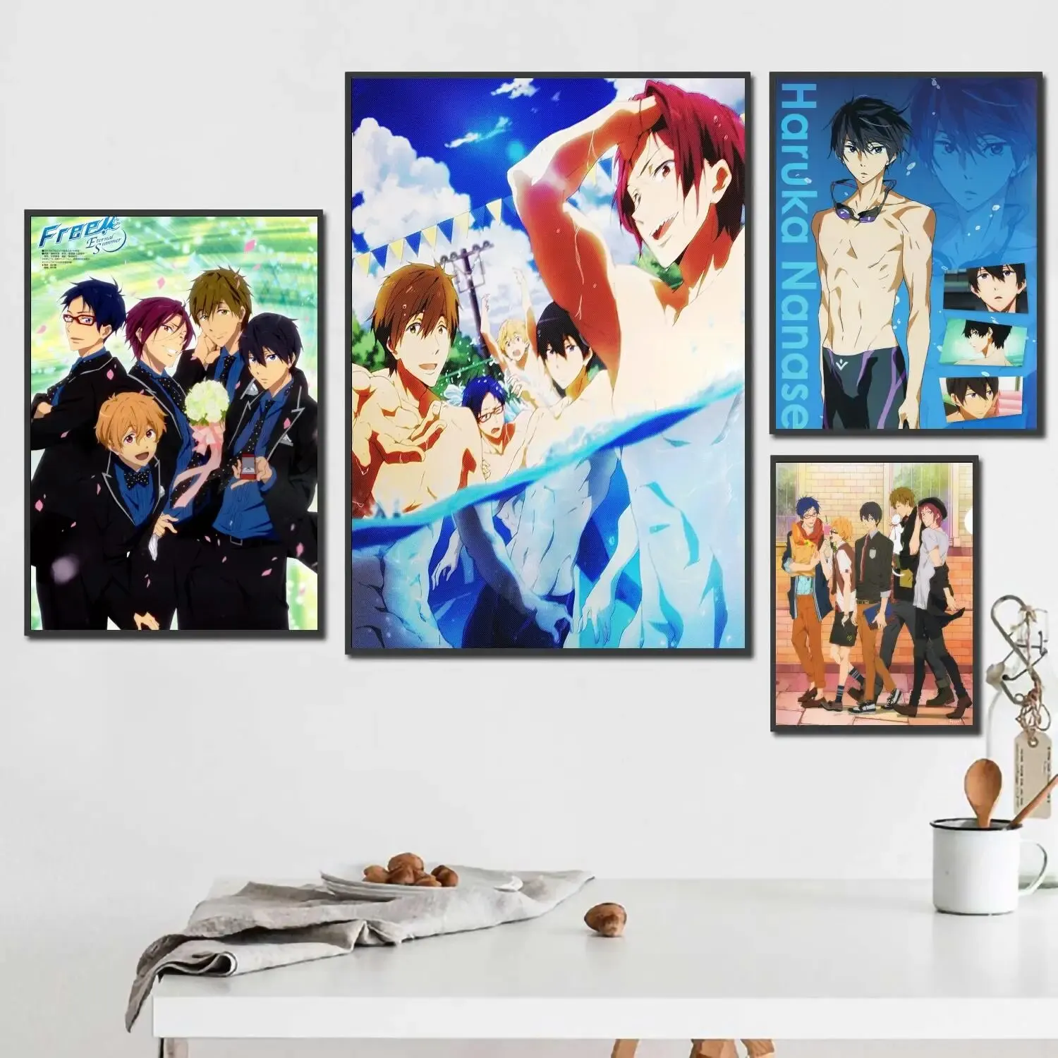 Free Eternal Summer Anime x Canvas Poster  Iwatobi Swim Club Wall Art for Home  Cafe Decor Gift Idea