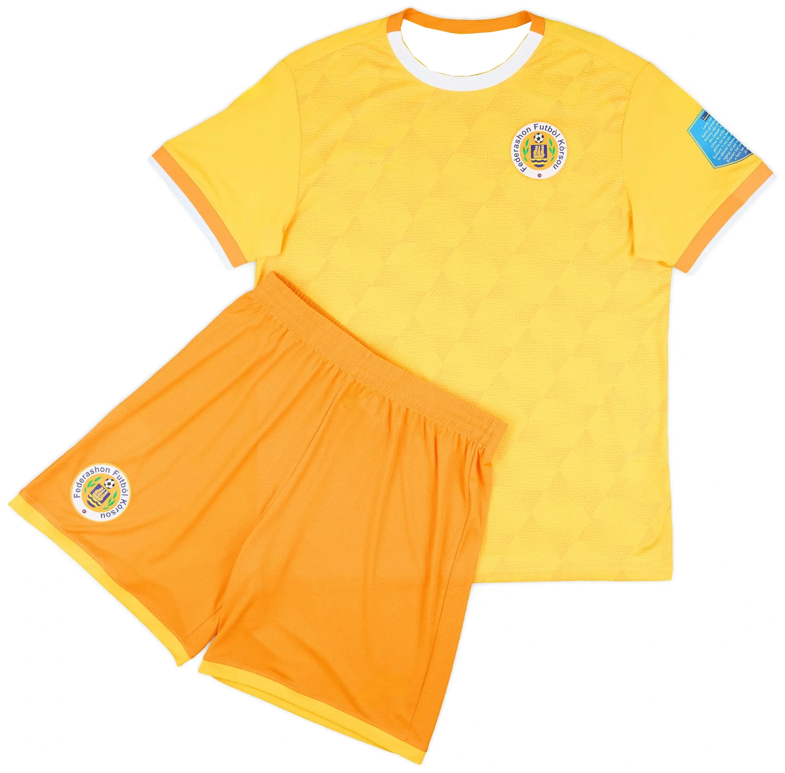 

Men's Ukraine Football Jersey Set Short Sleeve Soccer Uniform with Shorts Quick Dry Training Kit Gift for Football Fans